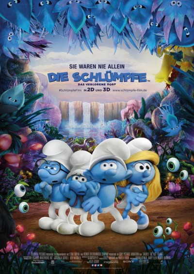 Filmplakat Die Schlümpfe - Das verlorene Dorf