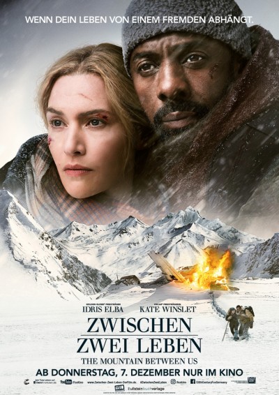 Filmplakat Zwischen zwei Leben - The Mountain Between Us