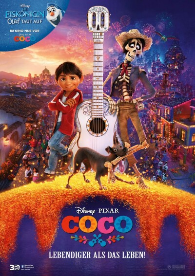 Filmplakat Coco - Lebendiger als das Leben!