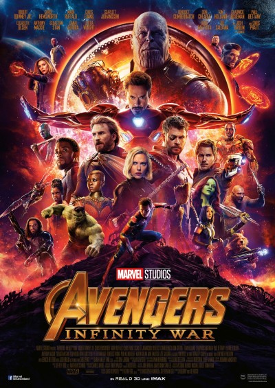 Filmplakat Avengers -  Infinity War