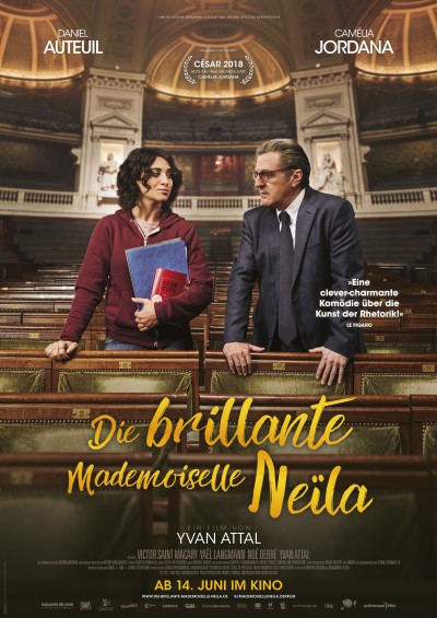 Filmplakat Die brillante Mademoiselle Neïla